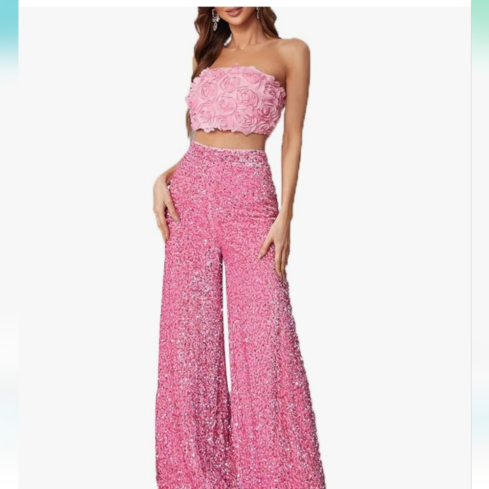 NEW pink 2 piece set